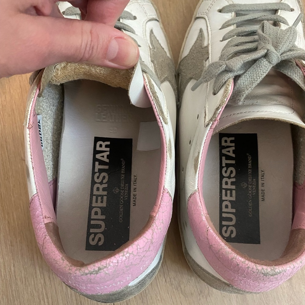 Golden Goose Superstar White & Pink - Picture 6 of 11